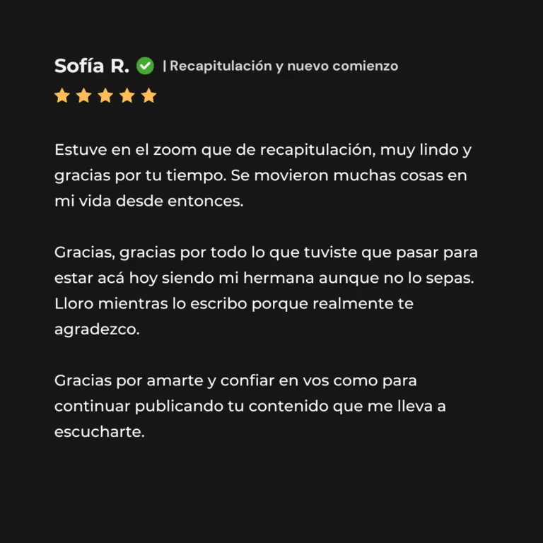 Testimonios Cura369_recap